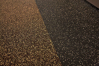 Alternating color rolls of REGUPOL aktiv allowed Horsham Athletic club to demonstrate their brand identity while not compromising the floor quality.