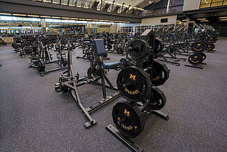 University of Michigan's football performance center with REGUPOL aktivpro roll