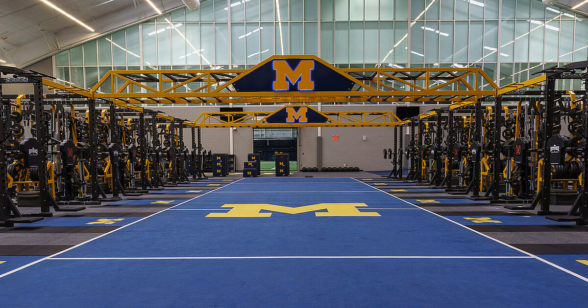 High-Performance Rubber Floors for Michigan Football | REGUPOL America LLC