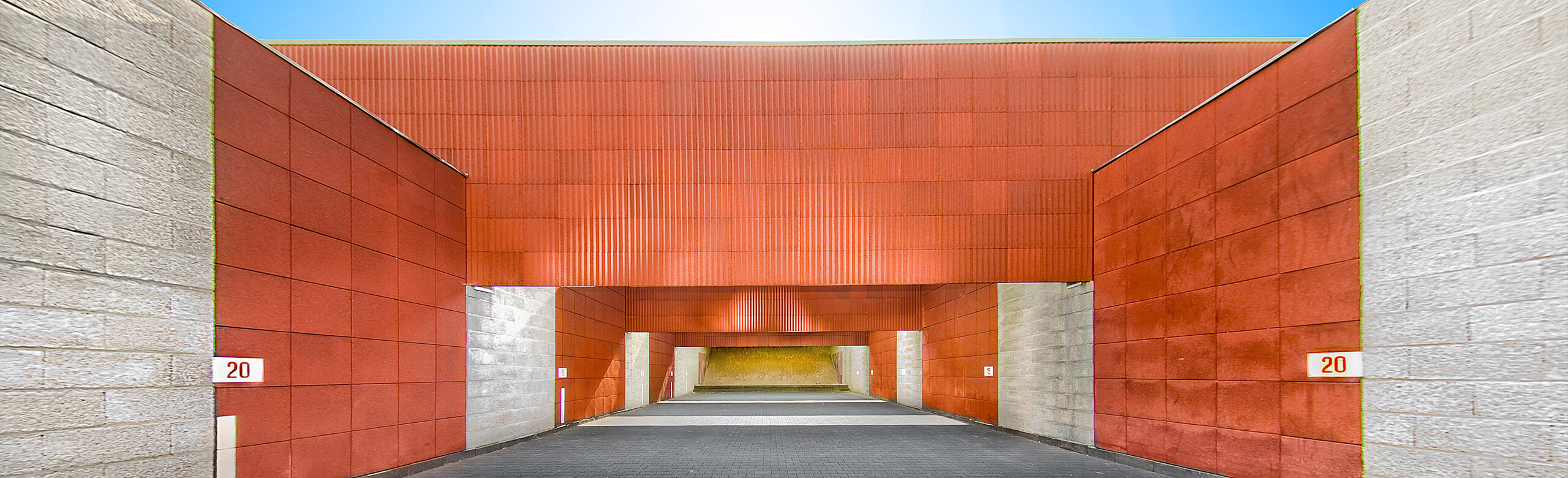 Overhead Shooting Range Baffles - REGUPOL REGUPOL overhead baffles provide safety measures are met for all involved parties in outdoor ranges.