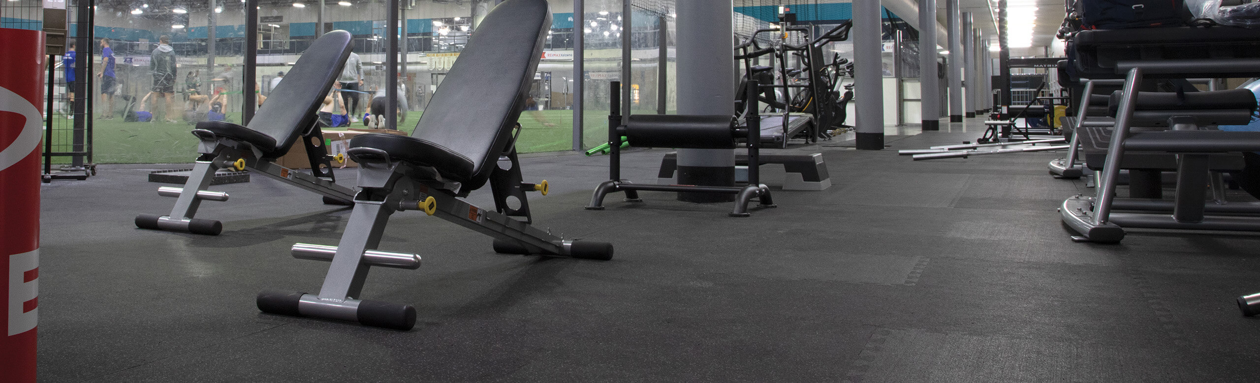 REGUPOL aktivlok Interlocking Tiles REGUPOL aktivlok Interlocking Tiles utilized in the Kelowna High Performance center. The interlocking tiles provide a high-quality floor for performance training.