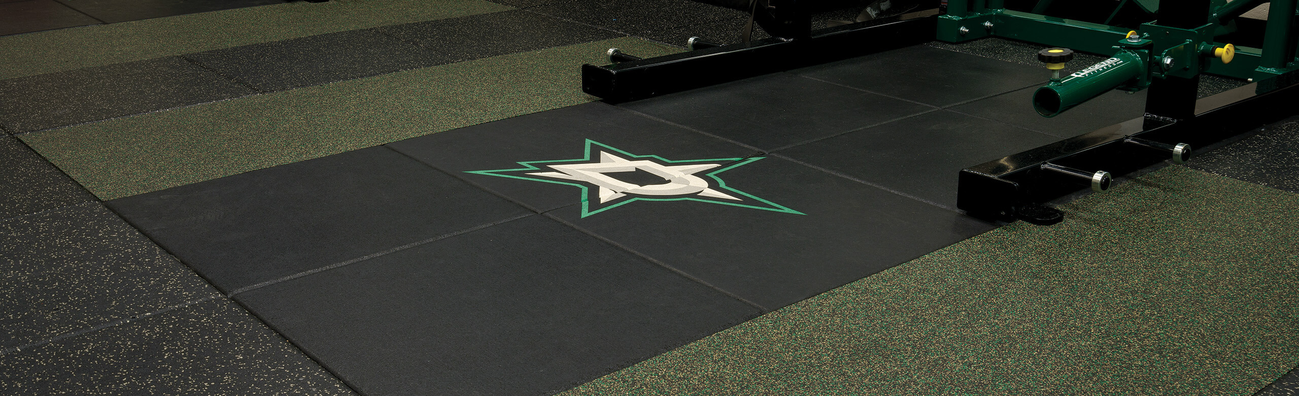 REGUPOL aktivpro high-performance rubber tiles utilized in the Dallas Stars training facility.
