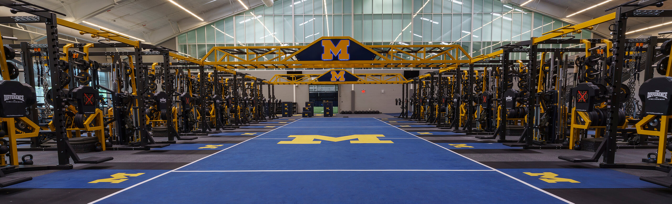 University of Michigan's football performance center